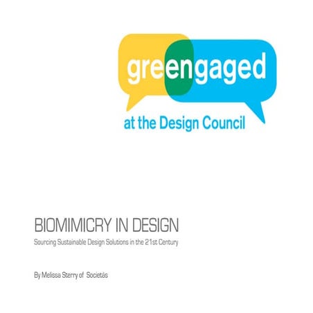 Biomimicry In Design Greengaged 2009