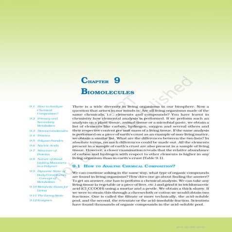 Biomolecules | PDF | Chemistry | Science