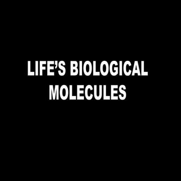 iomolecules proteins carbs lipids and nucleic acid