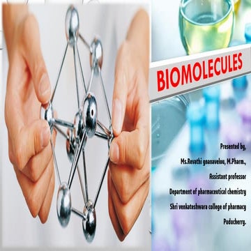 Biomolecules ; CARBOHYDRATES