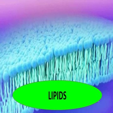 Biomolecules ; LIPIDS