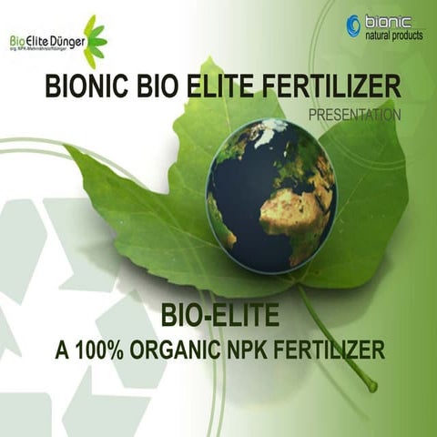 Bionic Bio-Elite Fertilizer