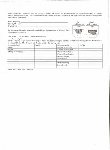 Biology Reebop Worksheet | PDF