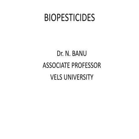 Biopesticide