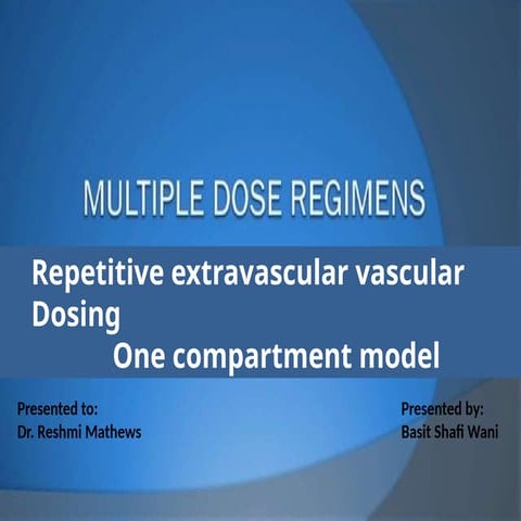 A presentation on - repetitive dosage .pptx