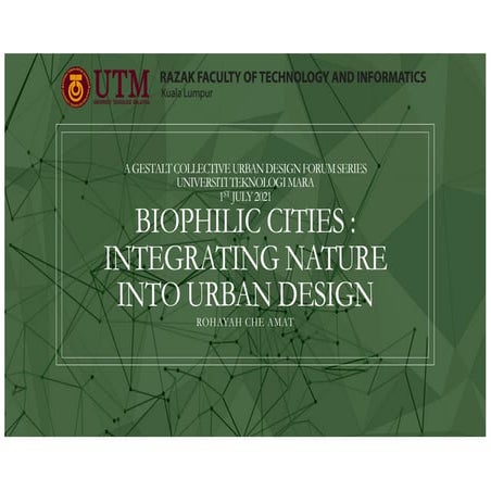 Biophilic cities by rohayah