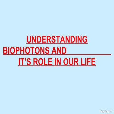 Biodisc - Biophotons