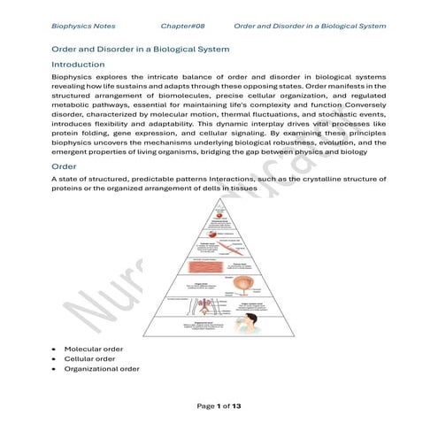 Biophysics Chapter 8 Order and Disorder in Biological System.pdf