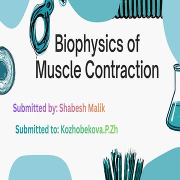Mechanism of muscle contraction | PPTX