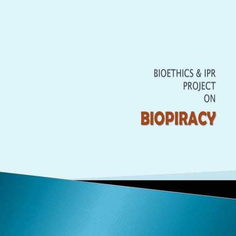 Bioprospecting | PPTX