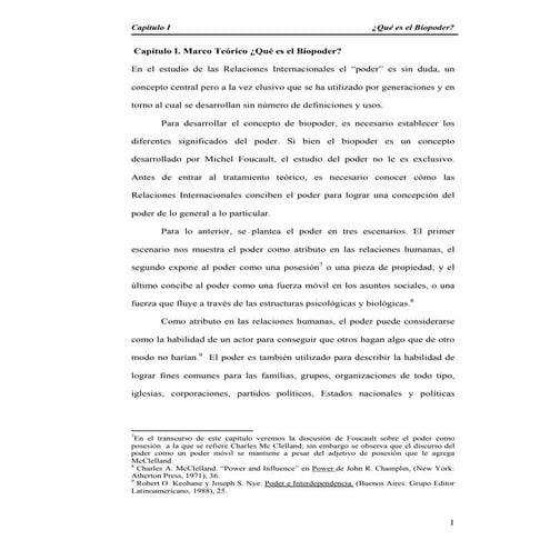 Información sobre Biopoder, obtén buena. | DOCX