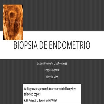 Biopsia de endometrio | PPSX