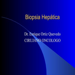 Biopsia hepática