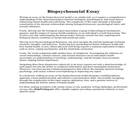 Psychology Essay. ️ Psychology paper introduction. Psychology Essay ...