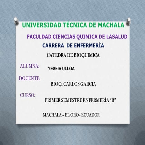 Bioquimica en la sangre