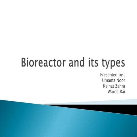 Bioreactors