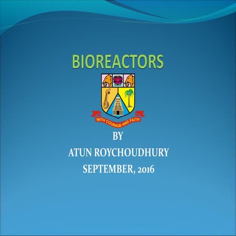 Bioreactors ppt atun