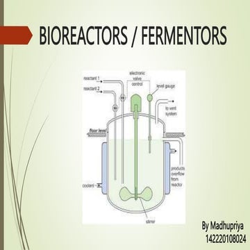 BIO REACTORS- FERMENTORS FOR ANTIBIOTICS