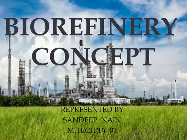 Biorefinery concept