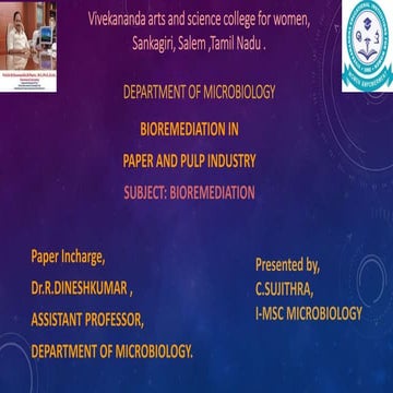 BIOREMEDIATION IN PAPER AND PULP INDUSTRY.pptx