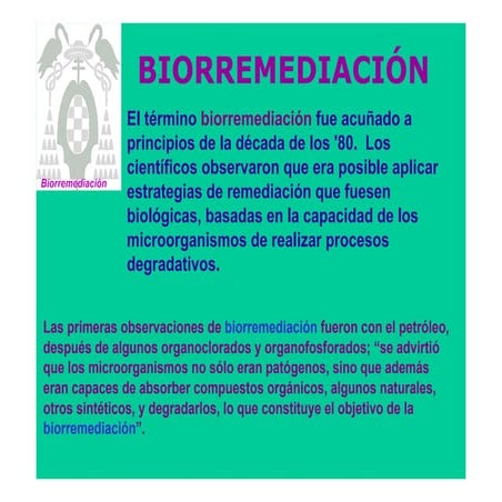 Biorremediacion