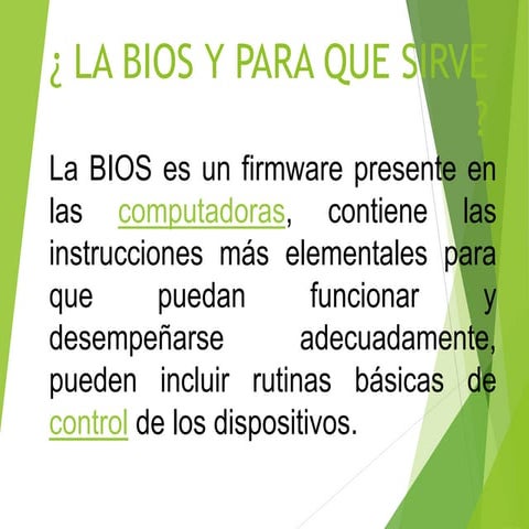 Presentacion del bios | PPTX