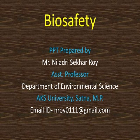 Biosafety