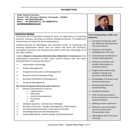 Bio Sarbjit Singh Kalsi Ver 9.3