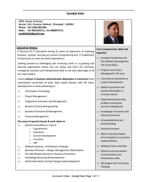 Bio Sarbjit Singh Kalsi Ver 9.3