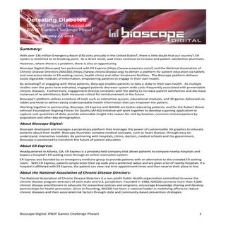 Bioscape  RWJF Challenge