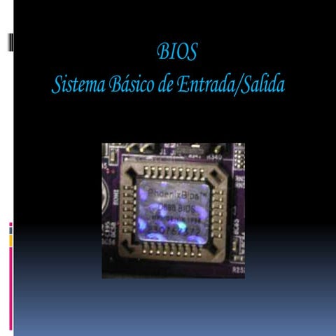 La bios de la computadora | PPTX