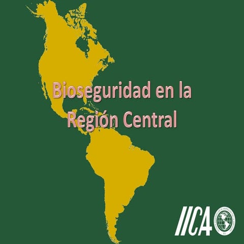 Bioseguridad en la region central iica