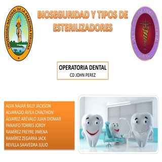 Bioseguridad y esterilizacion en od...