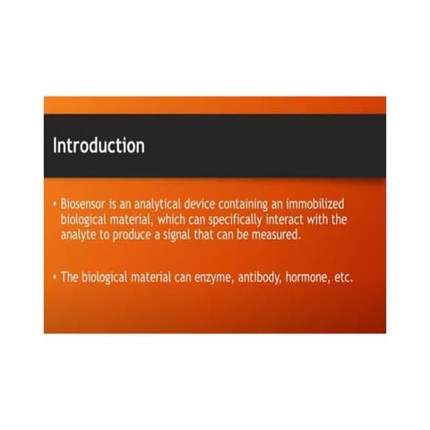 Biosensor basicssssssssssssssssssssssssss