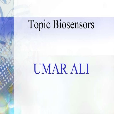 Biosensor ppt