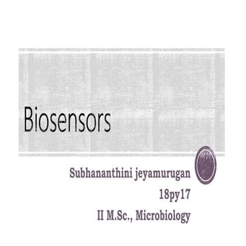Biosensors