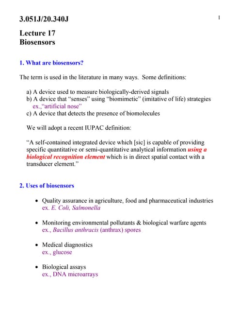 Biosensors - Lectures  2022-06-26.pdf