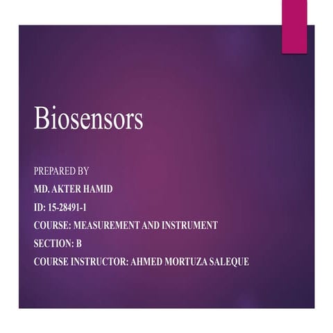 Biosensors By Akter Hamid David