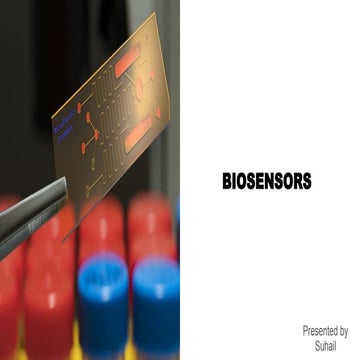 BIOSENSORS - BioPhysics - Presentation(seminar).pptx