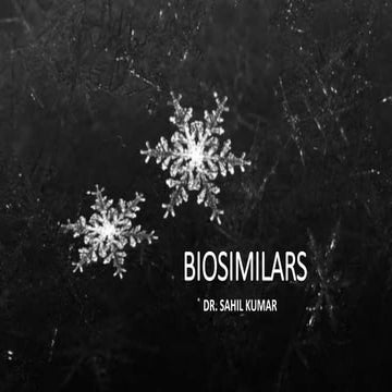 Biosimilars