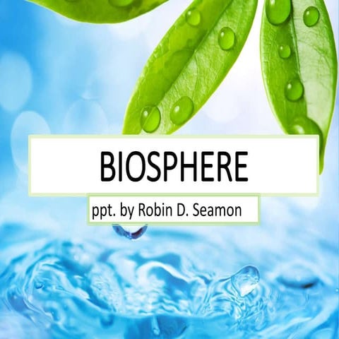 Biosphere notes