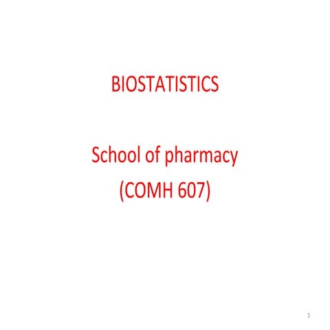 Bi ostat for pharmacy.ppt2