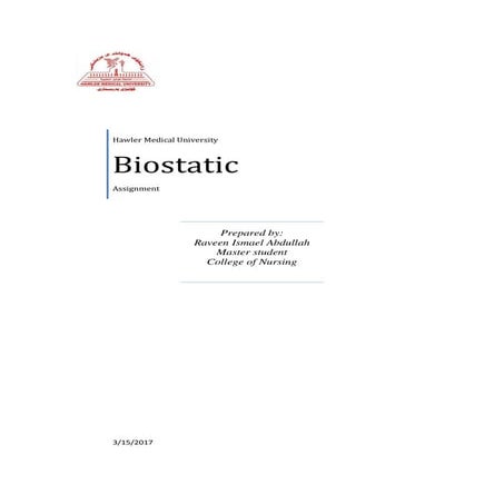 Biostatichomeworks 