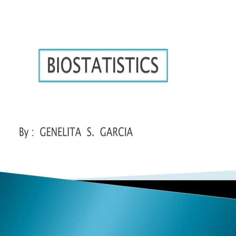 Biostatistics