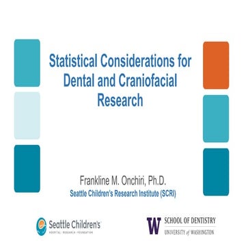Biostatistics - slides considerations for reseaarch
