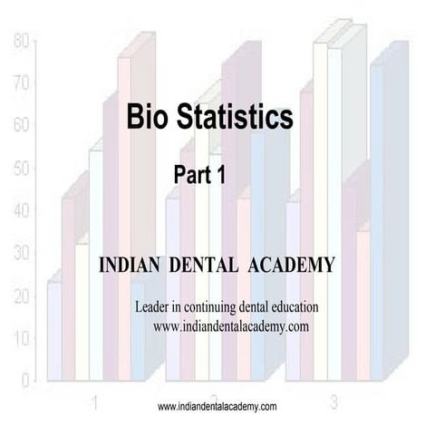 Bio statistics1