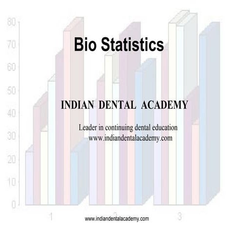 Bio statistics 2 /certified fixed orthodontic courses by Indian dental academy 
