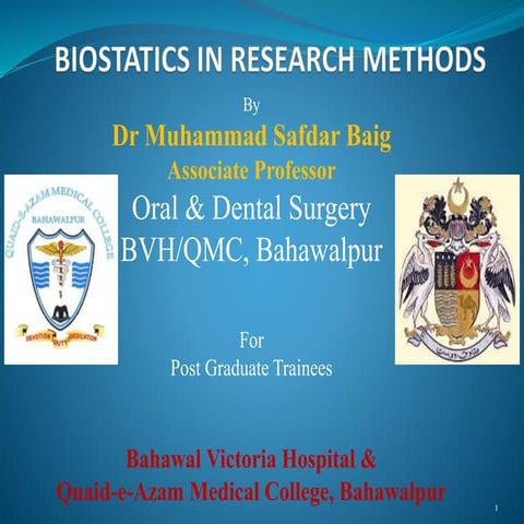 Biostatistics in Research Methodoloyg Presentation.pptx