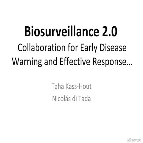 Biosurveillance 2.0