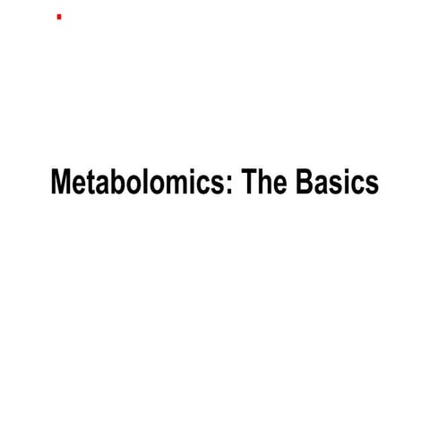 Biotech2012 spring 3_metabolomics